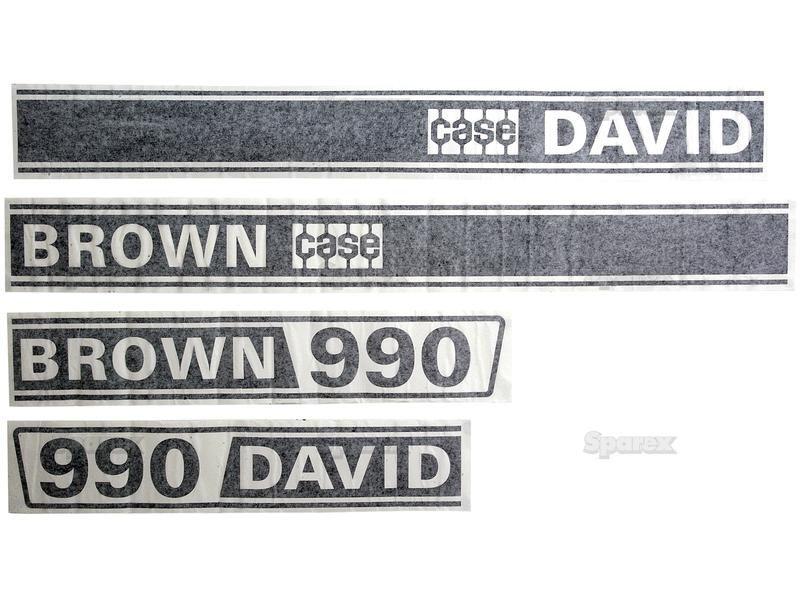 Decal Set - David Brown 990 for David Brown 995 (900 Series)