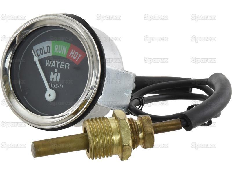 Water Temperature Gauge, Temperature range: , Case IH (67135D)