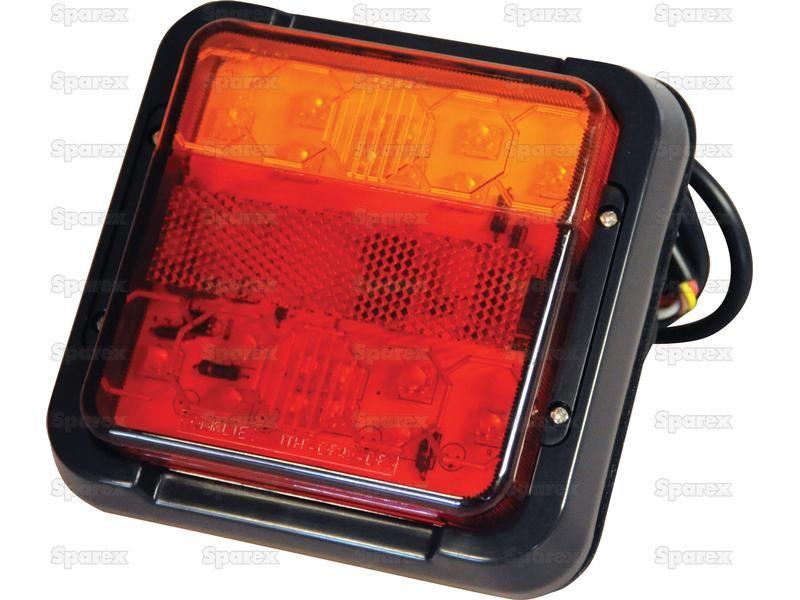 LED Rear Combination Light, Function: 3, Brake / Tail / Indicator, RH & LH, 12-24V