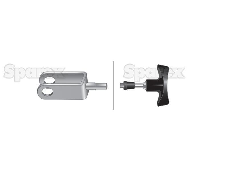 Hitch Cable, Length: 1689mm (66 1/2''), Cable length: 1361mm (53 19/32'') for McCormick C80 (C Series)