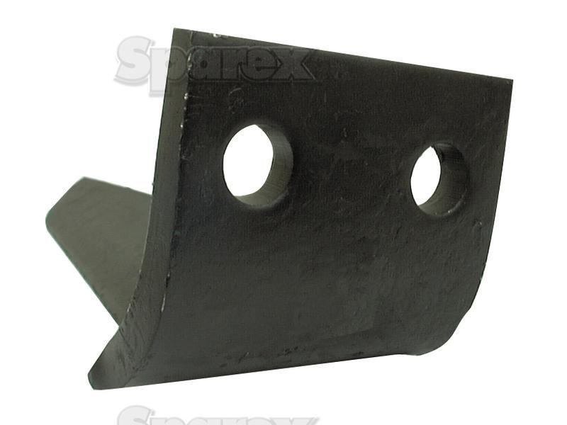 Power Harrow Blade 90x12x280mm RH. Hole centres: 50mm. Hole Ø 17mm. Replacement forKverneland, Maschio. for Rau VARIOUS