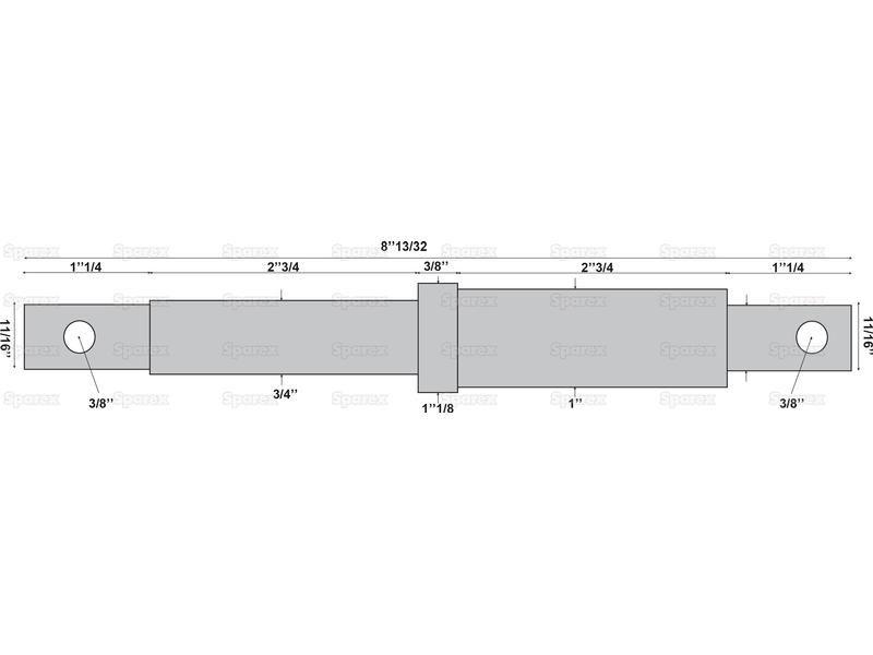Top link pin - Dual category 17-19-25mm Cat.1/2