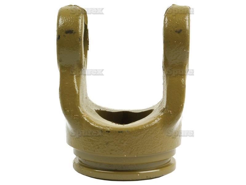 PTO Tube Yoke (U/J Size: 27 x 74.5mm) Profile: Lemon, Size: 39.5 x 4.5mm, Ref: 1b. La Magdalena, Massey Ferguson, Walterscheid