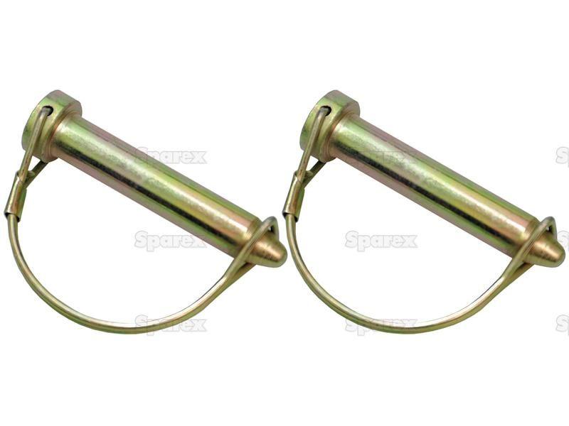 Shaft Locking Pin, Pin Ø12.5mm x 62mm (2 pcs. Agripak)