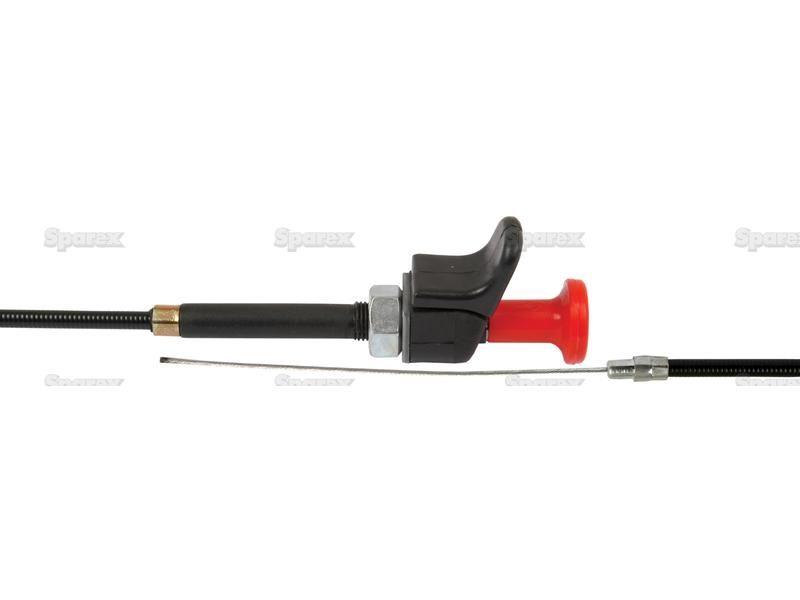 Engine Stop Cable - Length: 990mm, Outer cable length: 770mm. for Fiat 766 (Classic Models)