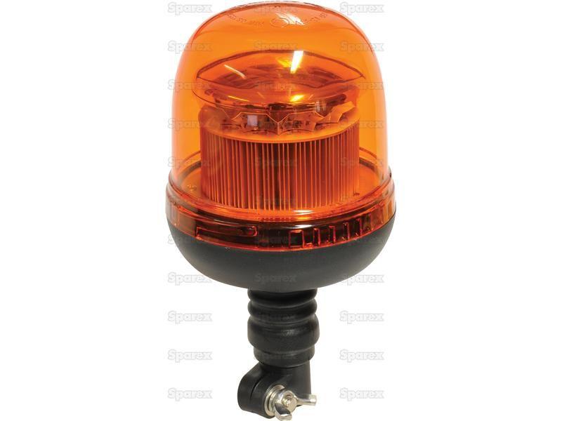 LED Rotating Beacon (Amber), Interference: Class 3, Flexible Pin, 12-24V for John Deere 6900 (6000 Series)