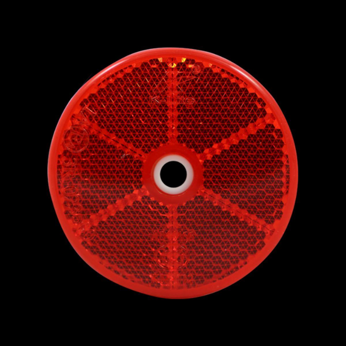 Red Round Retro-Reflector for Carraro 526047