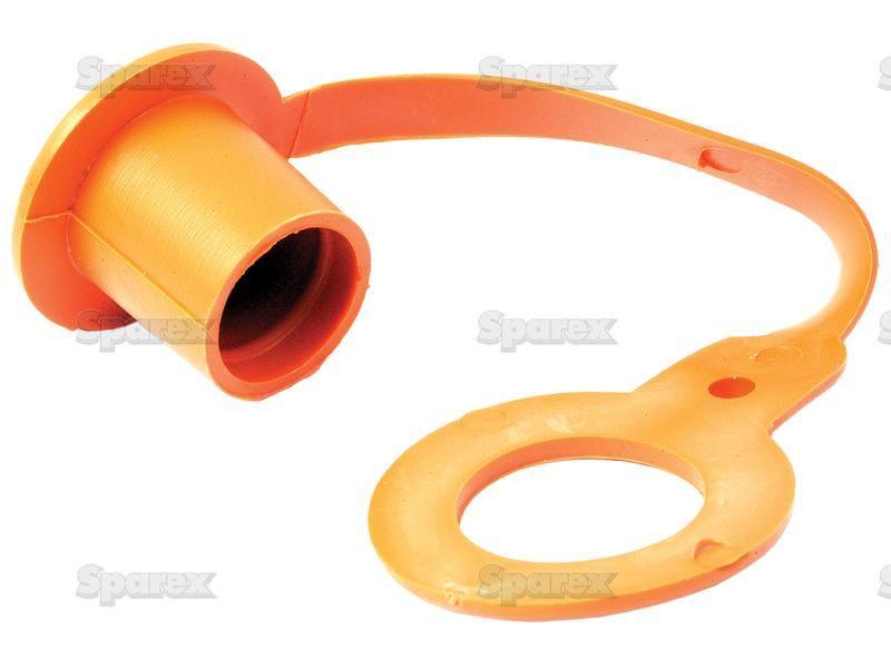 Dust Plug 3/8'' Orange Fits Male