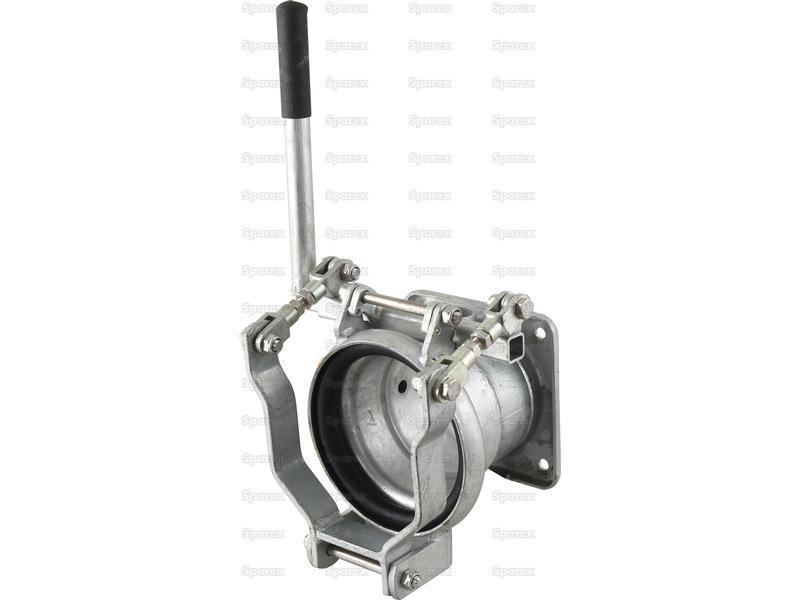 Quick Release Coupling with Flange - Female 6'' (159mm) x (150mm) (Galvanised)