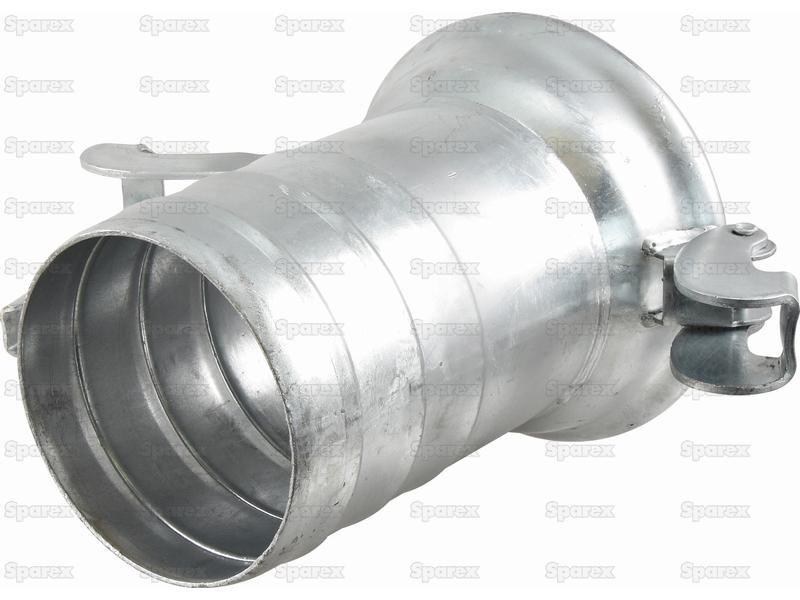 Coupling with hose end - Female 8'' (200mm) x8'' (200mm) (Galvanised)