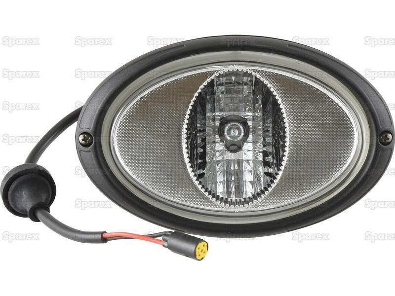 Halogen Work Light Oval RH - 12V (55W) for Ford New Holland