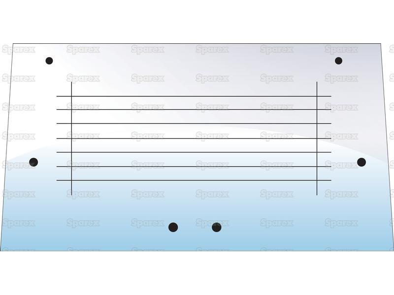 Rear Window for Zetor 7245 (UR1 Series)