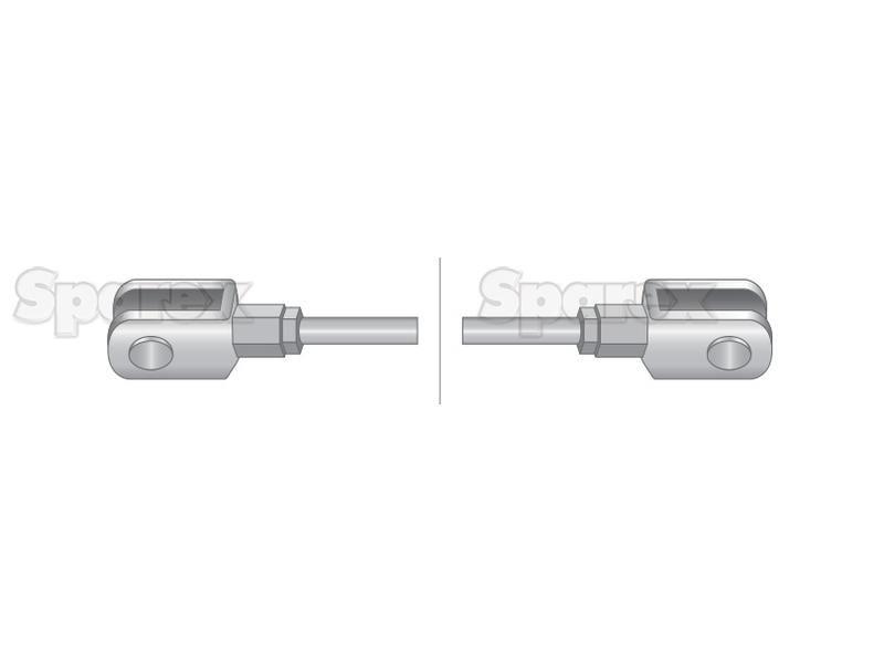 Hitch Cable, Length: 1910mm (75 7/32''), Cable length: 1725mm (67 15/16'') for Massey Ferguson 3070 (3000 Series)