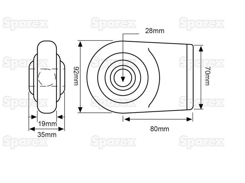 Lower Link Weld On Ball End (Cat. 2)