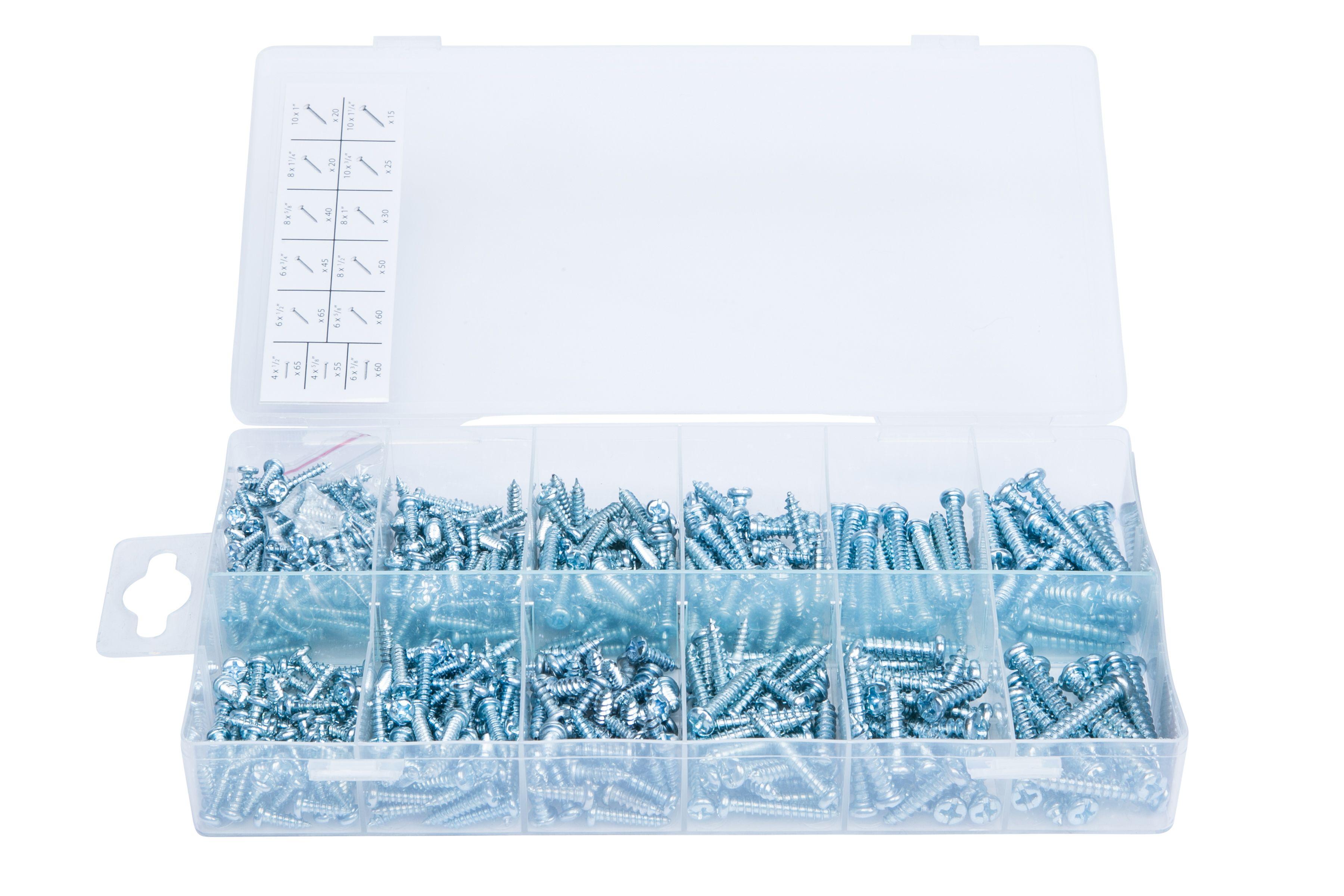 Blue Spot Tools 550 PCE Assorted Self Tapping Screw Set