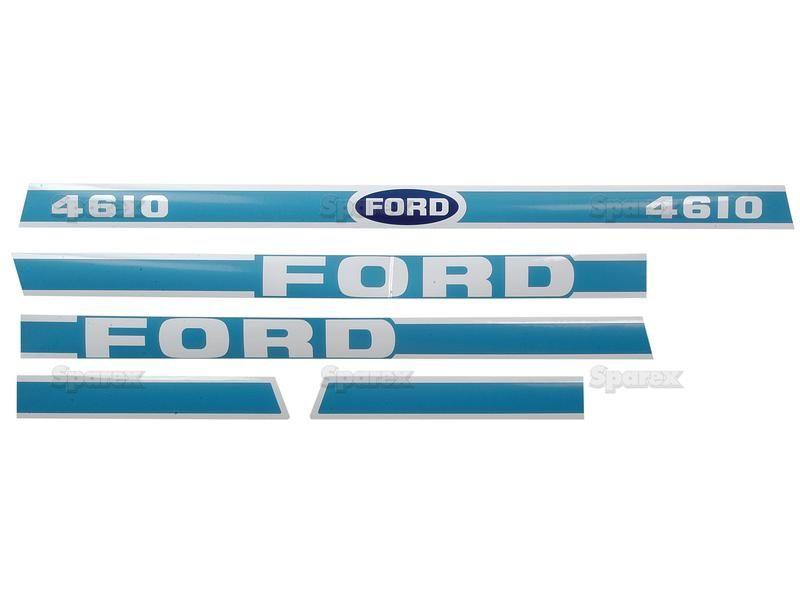 Decal Set - Ford / New Holland 4610 for Ford New Holland 4610 (10 Series)