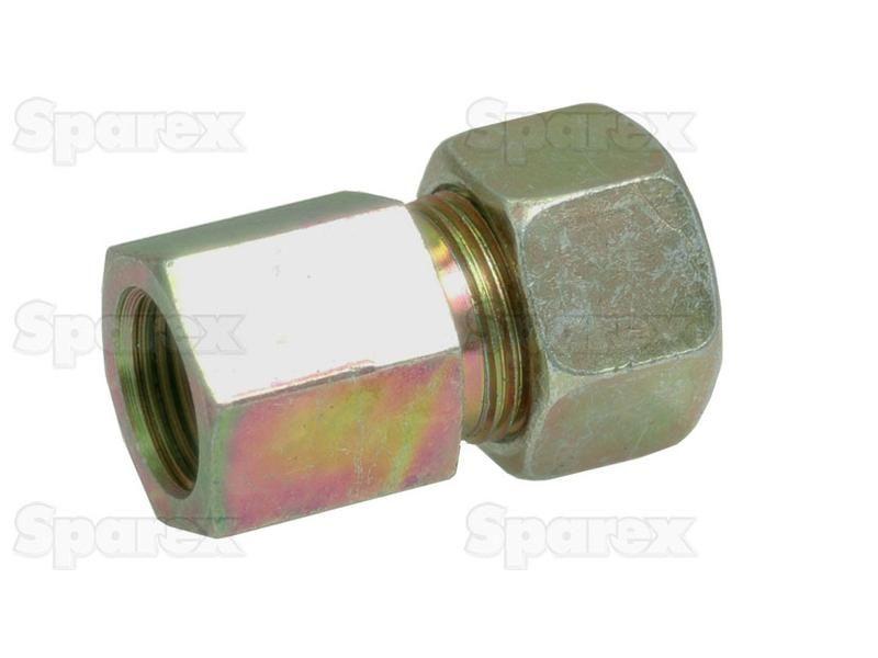 Hydraulic Metal Pipe Female Stud Coupling G.A.V. 15L - M18 x 1.5 PARKER HANNIFIN (GAI15LMCF)