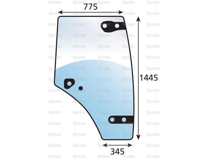 Door Glass RH for Claas CELTIS 456