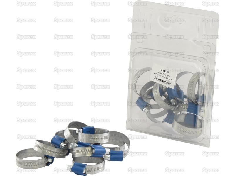 Hose Clip, Min Ø25mm, Max. Ø40mm, 10 pcs. Agripak.