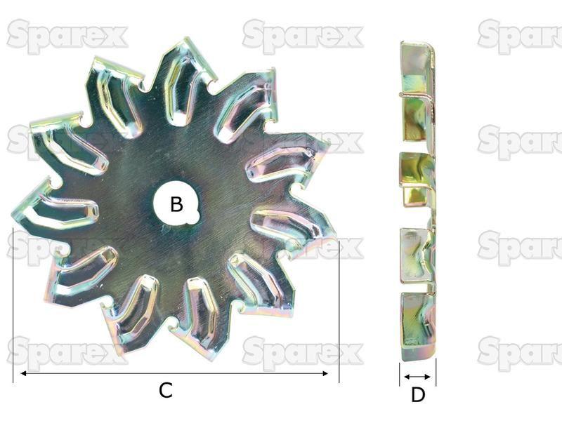 Alternator Fan Iskra (15900842)