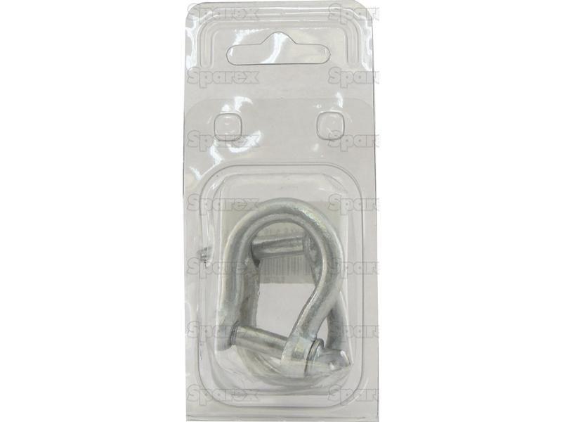 Bow Shackle, Pin Ø8mm, Size: 8mm (8 pcs. Agripak)