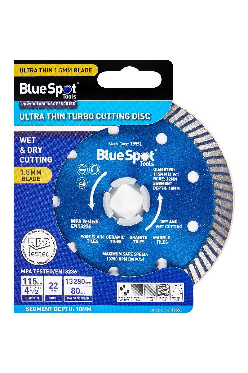 Blue Spot Tools 4 1/2" Super Thin Turbo Blade