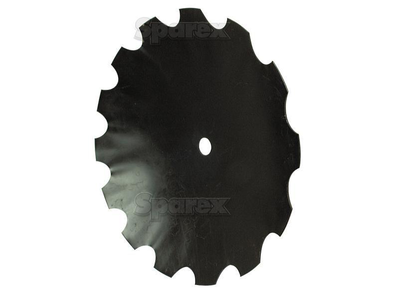 Scalloped Harrow disc 510x3.5mm - Hole 1" or 1 1/8" Square Shafts for Universal