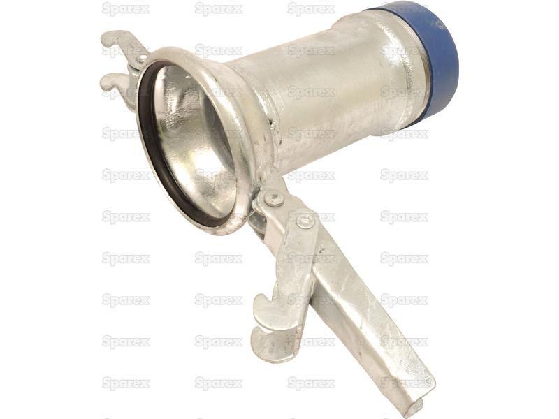 Coupling with Threaded End - Female 5'' (120mm) x 5'' (Galvanised)