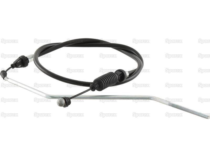 Foot Throttle Cable - Length: 1008mm, Outer cable length: 790mm. for Case IH, Ford New Holland