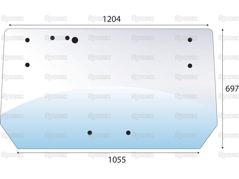 Rear Window for Zetor (53369005)