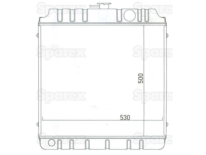 Radiator for Massey Ferguson 399 (300 Series)
