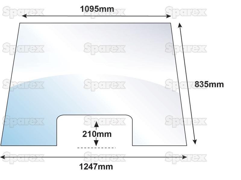 Windscreen for Massey Ferguson 399 (300 Series)