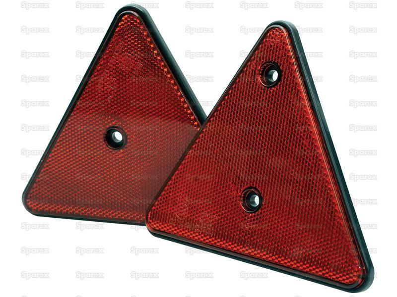 Triangle Reflector (Red) 150mm (2 pcs. Agripak)