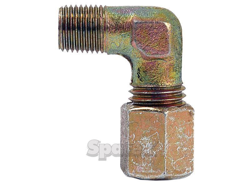 Hydraulic Metal Pipe Angled Stud Coupling G.E.V. 15L - 1/2''BSP 90 compact PARKER HANNIFIN (WE15LRCF)