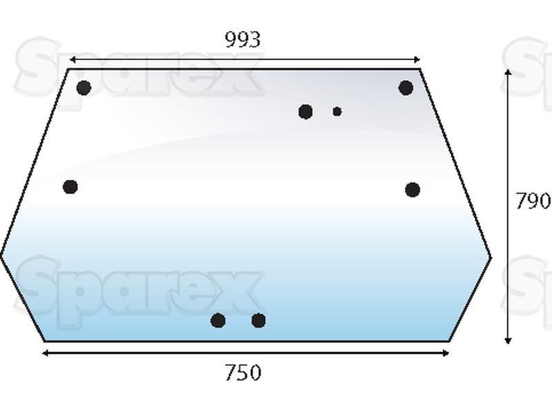 Rear Window for Fendt FAVORIT 926