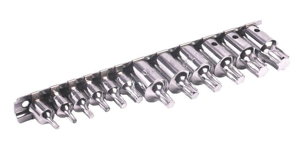 Blue Spot Tools 12 PCE 1/4" (T10-T40) & 3/8" (T40-T60) Torx Socket Set