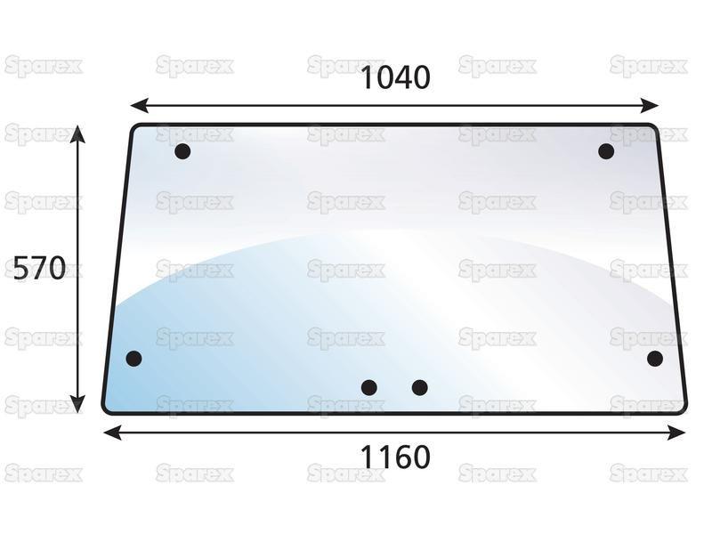 Rear Window for Ford New Holland