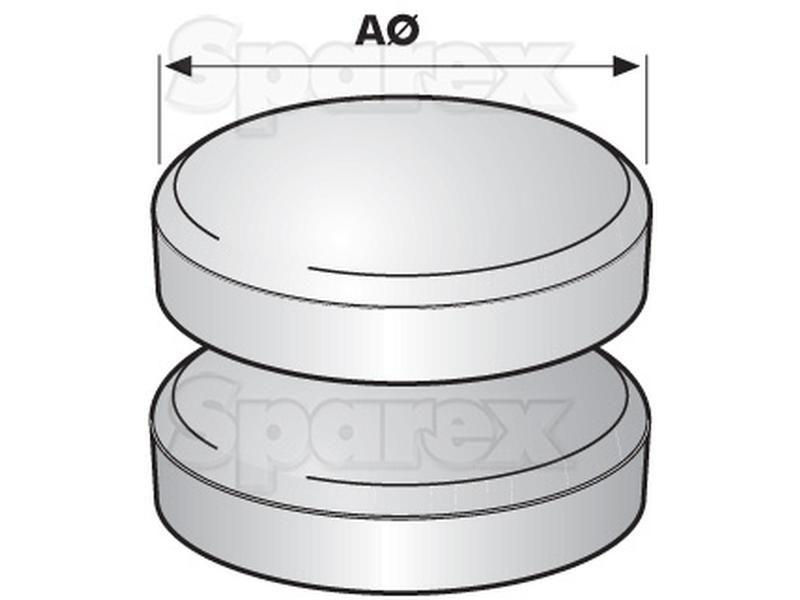 Core Plug - 3/4'' (Cup Type - Mild Steel) for Ford New Holland TM190 (TM Series)