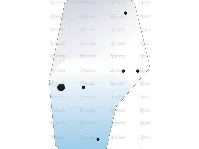 Door Glass LH for Case IH