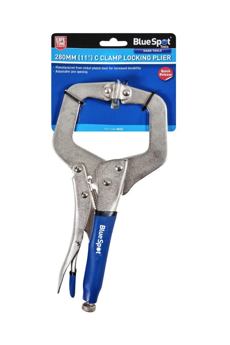 Blue Spot Tools 280mm (11") C Clamp Locking Plier