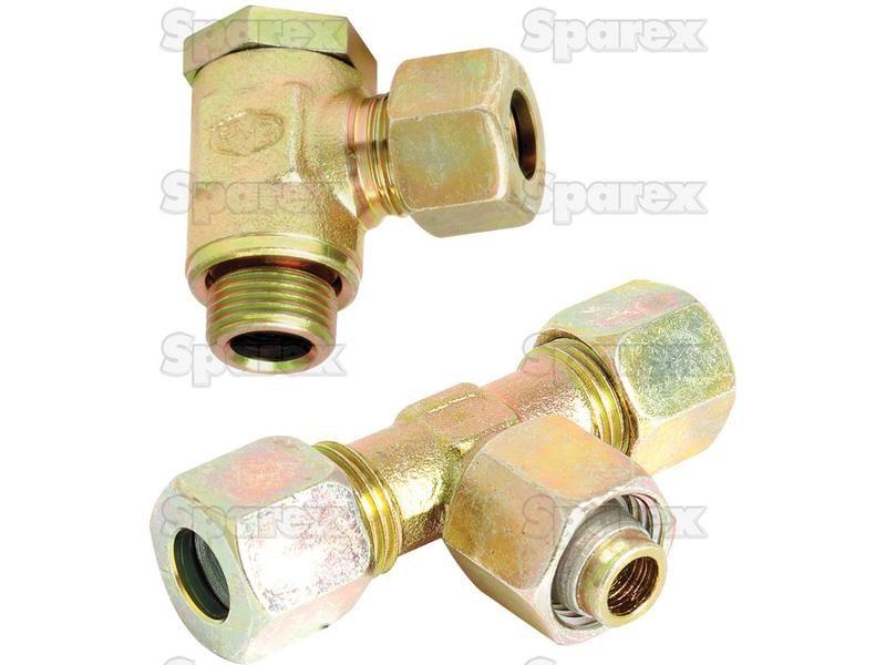 Hydraulic Metal Pipe Banjo Coupling S.W.V. 6L - 1/8''BSP with bolt PARKER HANNIFIN (SWVE06LRCF)