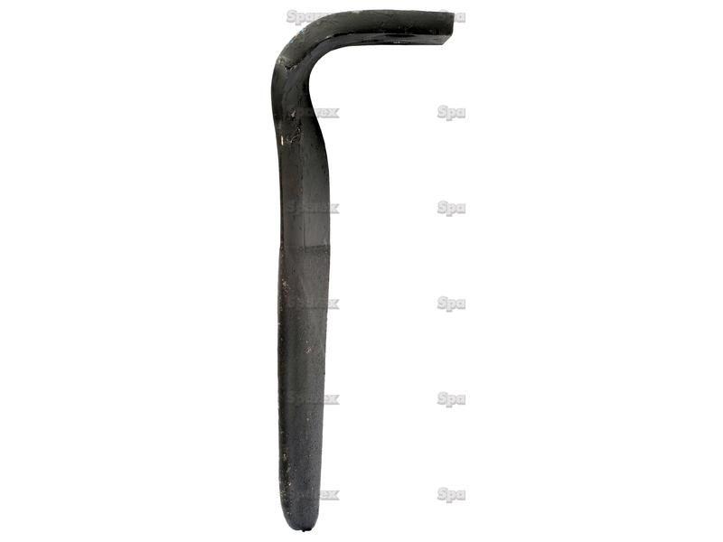 Hardfaced Power Harrow Blade 90x12x280mm LH. Hole centres: 50mm. Hole Ø 17mm. Replacement for Kverneland. for Maschio