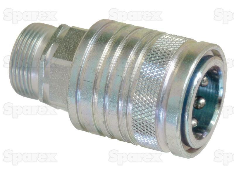 Stauff Quick Release Hydraulic Coupling Female 1/2'' Body x M26 x 1.50 Metric Male Thread