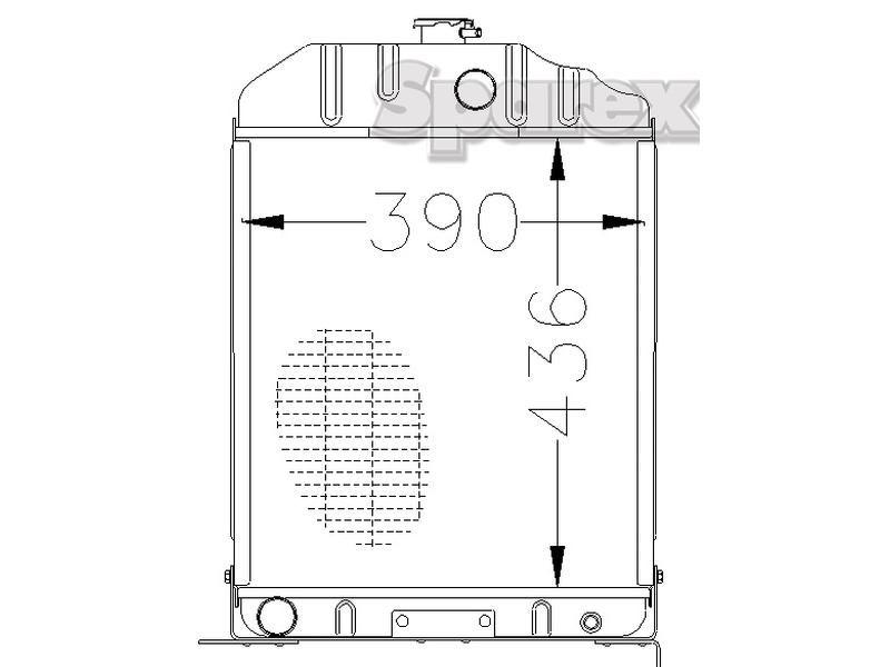Radiator for Massey Ferguson 765 (Pre 100 Series (1947 - 65))