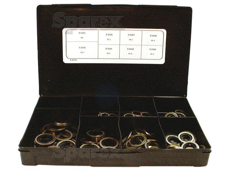 Self centering Bonded Seal '' 8-22mm (Handipak 145 pcs.)