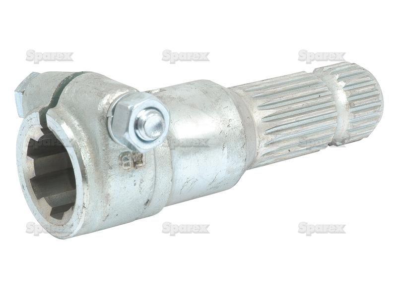 PTO Adaptor - Female spline 1 3/8'' - 6 x Male spline 1 3/8'' - 21 with Clamp Bolt.