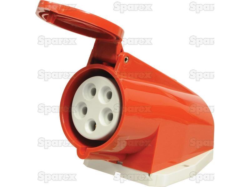 3 Phase Electrical Wall Mounted Socket, 32 Amps