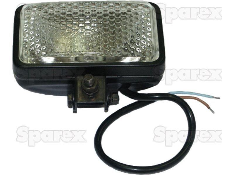 Halogen Work Light Rectangular RH & LH - 12V (55W)