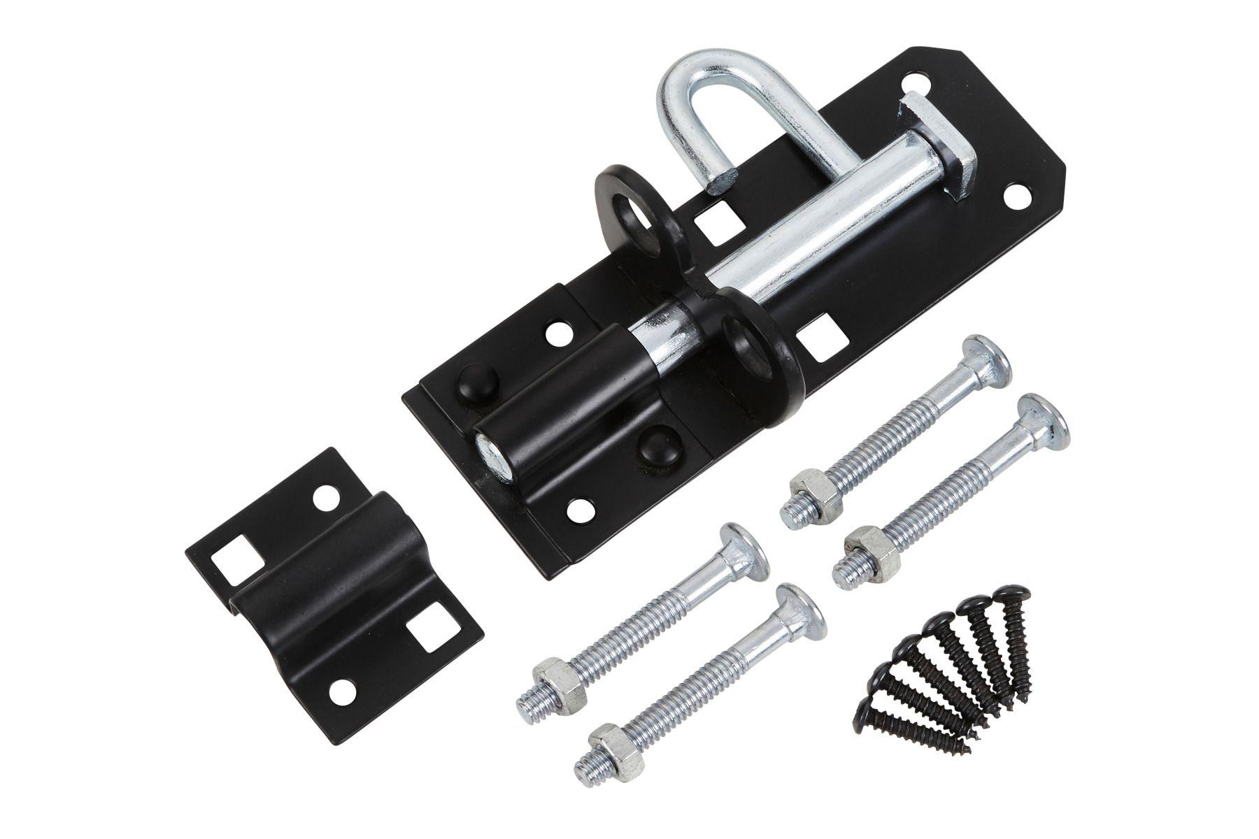 Blue Spot Tools Black Powder Coated Brenton Bolt 100mm
