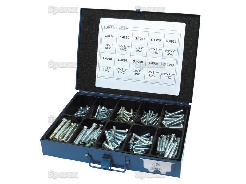 Imperial Setscrew, Size: 1/4 - 3/8'' x 1 - 3'' UNC (Din 931/933) Tensile strength: 8.8.